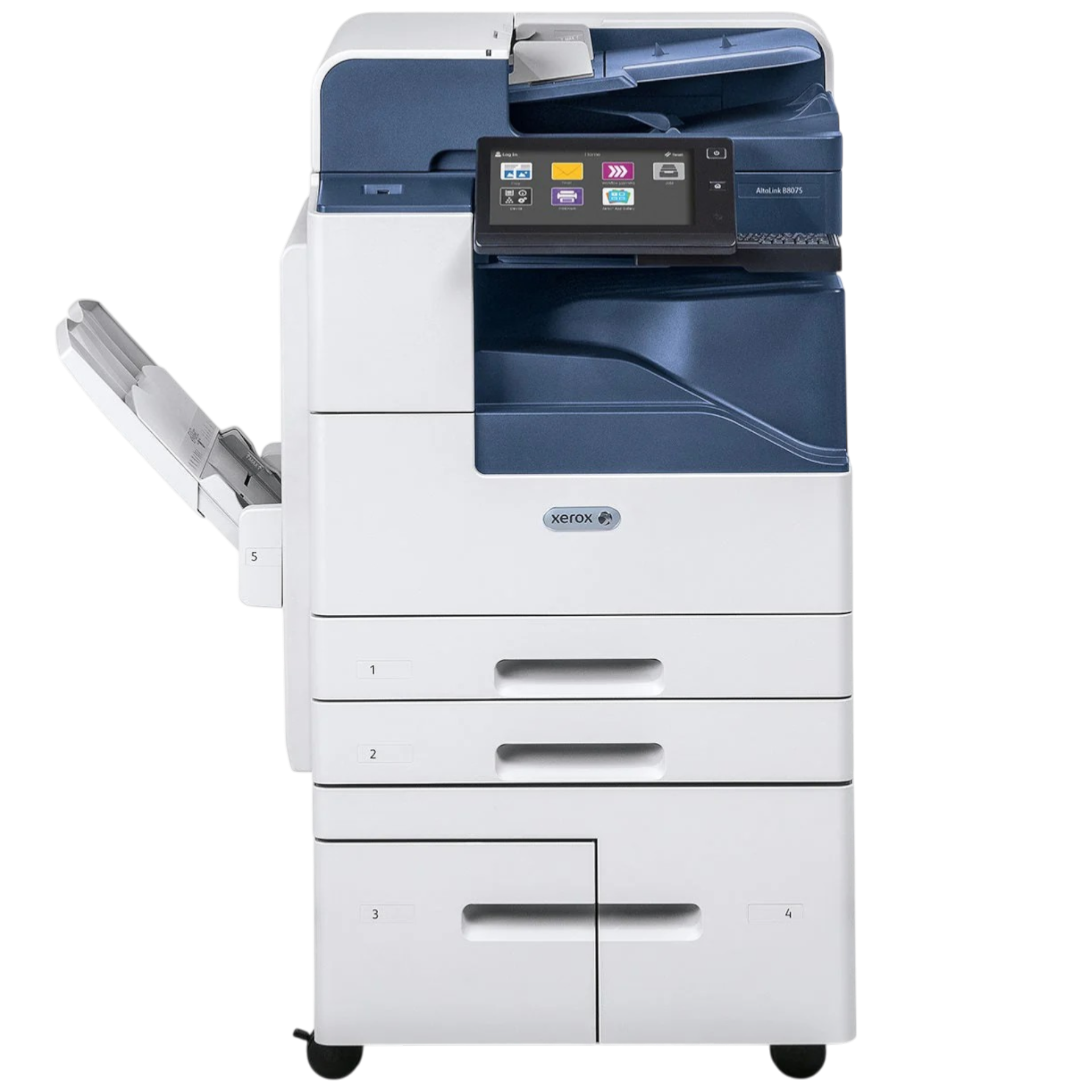 Xerox AltaLink B8075 equipo multifuncional A3 blanco y negro en Paraguay vista frontal