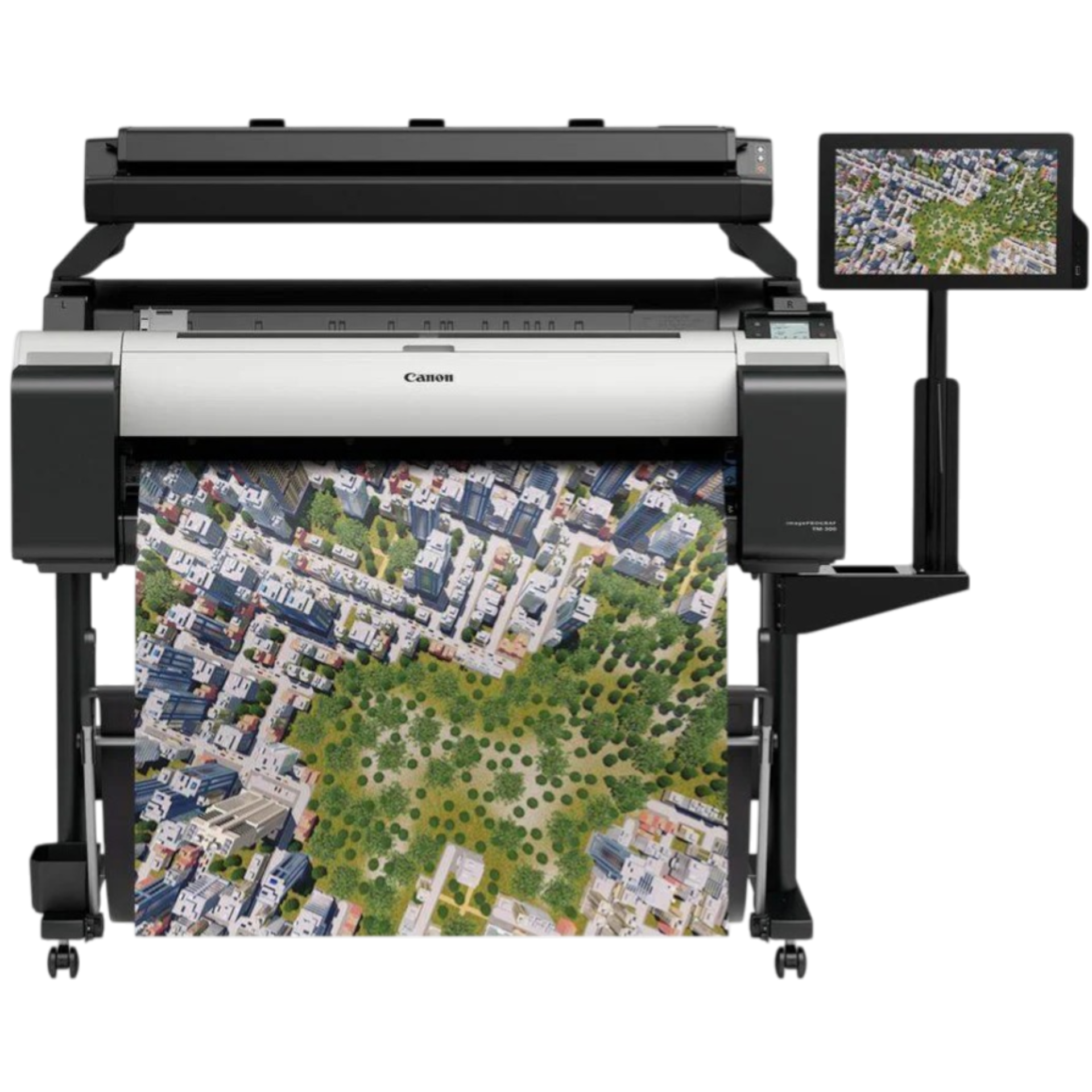 Canon imagePROGRAF TM-305 plotter gran formato 36 pulgadas en Paraguay vista frontal