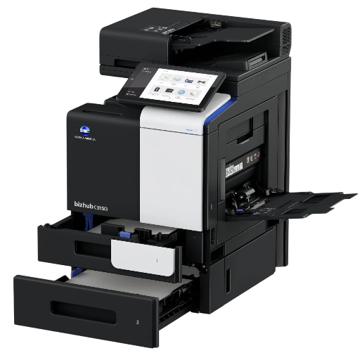 Konica Minolta bizhub C3350i impresora multifuncional A4 color en Paraguay vista frontal