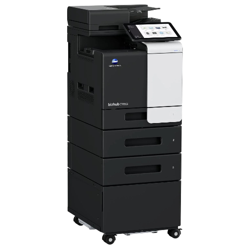 Konica Minolta bizhub C3350i detalle lateral en Paraguay