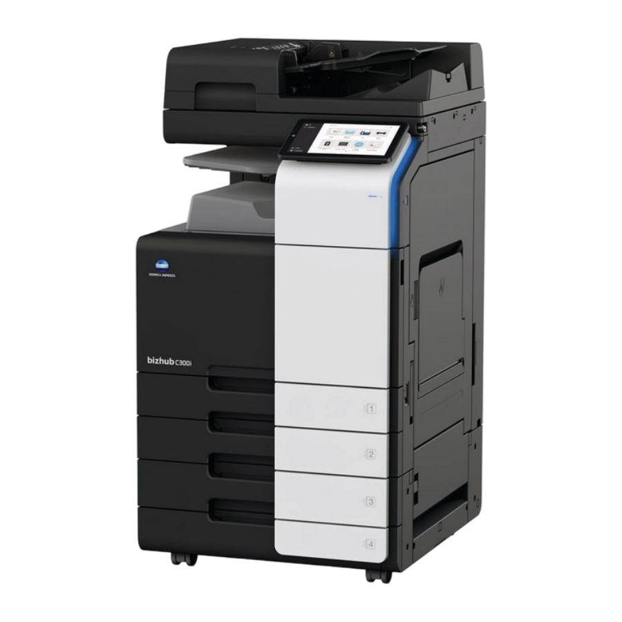 Konica Minolta bizhub C300i impresora multifuncional A3 color en Paraguay vista frontal