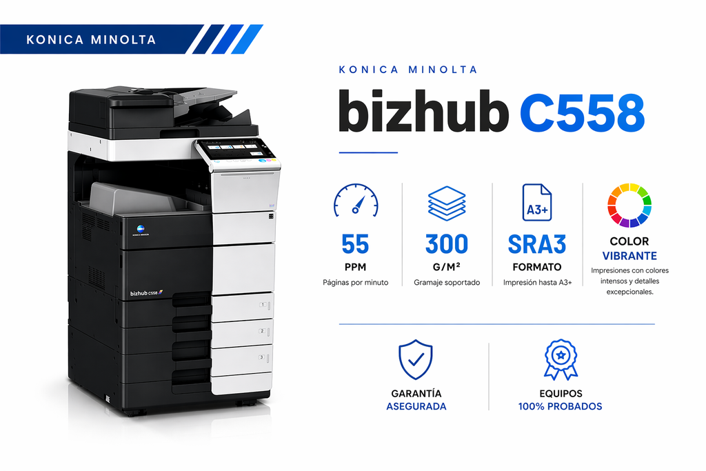 Konica Minolta Bizhub C558  